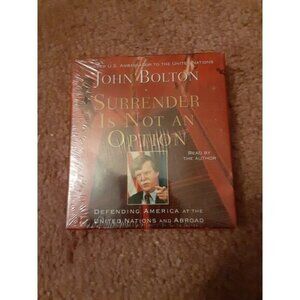John Bolton audio book CD Surrender is Not an Option defending america at UN